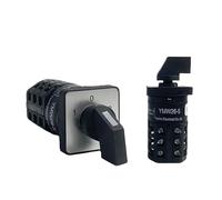 TADZKKIWM LW26-5A Commutatore rotativo Elettrico a camme 3 Poli 3 Posizioni Piccola Corrente 5 A 690 V YMW26-5D404/3B