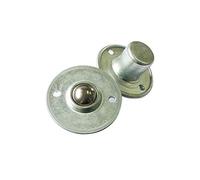 TADZKKIWM Ruote girevoli a Sfere universali con Ammortizzazione a Molla CY-19TB CY-25TB Cuscinetti a Occhio di Bue Sfere Compressione for trasportatori industriali (CY25b(Carbon Steel))