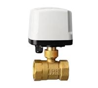 TADZKKIWM Valvola a Sfera motorizzata Impermeabile 220V 12V 24V 3 Fili 2 Controllo valvola a Sfera elettrica in Ottone Motore in Metallo a Coppia Elevata(Dn50,12VDC)