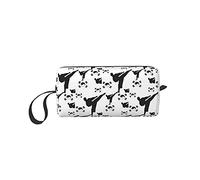 Tae Kwon Do - Trousse da viaggio per cosmetici, penne, matite, cosmetici, portatile, multifunzione, con cerniera, Come nella foto, Taglia unica, Beauty Case