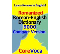 Taebum Kim Romanized Korean-English Dictionary 9000 Compact Version (Tascabile)