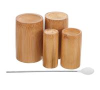 TAEKHW Lattine for coppettazione in bambù 1 Set Accessori for Massaggi for Utensili Coppettazione Piccola Tazza for coppettazione in bambù Realizzata in bambù