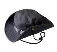 Taeku Cappello Boonie Uomo Donna Anti UV Protezione Solare a Tesa Larga Cappello per Esterni Safari Cappello da Sole per Esterno Escursionismo (Grigio)