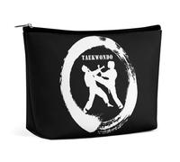 Taekwondo 1 Borsa cosmetica da viaggio Borsa per il trucco portatile Borsa da toeletta di grande capacità Borse portaoggetti per donne-3