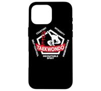 Taekwondo 5 Princiets Arti Marziali ATA ITF Tae Kwon Do, regalo Custodia per iPhone 16 Pro Max