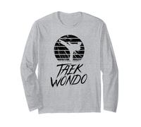 Taekwondo Combattente Tae Kwon Fare Arti Marziali Formazione Maglia a Manica