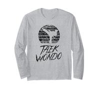 Taekwondo Combattente Tae Kwon Fare Arti Marziali Formazione Maglia a Manica