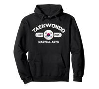 Taekwondo Established 1955 Tae Kwon Do Gift Martial Arts Felpa con Cappuccio