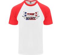 Taekwondo Fighter Mixed Martial Arts MMA Uomo S/S Baseball T-Shirt