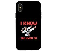 Taekwondo Fighter Stile Videogioco Arcade Custodia per iPhone X/XS