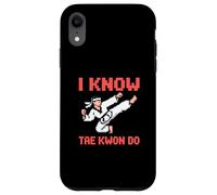 Taekwondo Fighter Stile Videogioco Arcade Custodia per iPhone XR