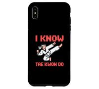 Taekwondo Fighter Stile Videogioco Arcade Custodia per iPhone XS Max