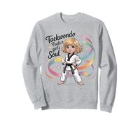 Taekwondo Fuels Cintura nera anima di questa ragazza Tae Kwon Do Girl Felpa