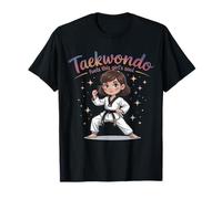 Taekwondo Fuels Cintura nera anima di questa ragazza Tae Kwon Do Girl Maglietta