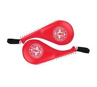 Taekwondo Kick Pad, 2 Pezzi Tae Kwon Do Kick Pad Pagaie da Boxe Taekwondo Kick Pad Target Pad per Karate Strike Kickboxing Training Muay Thai Mma Arti Marziali Attrezzatura per (Red)