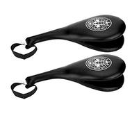 Taekwondo Kick Pad, 2 Pezzi Tae Kwon Do Kick Pad Pagaie da Boxe Taekwondo Kick Pad Target Pad per Karate Strike Kickboxing Training Muay Thai Mma Arti Marziali Attrezzatura per (Black)