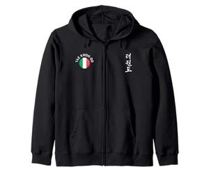 Taekwondo Squadra Italia Felpa con Cappuccio