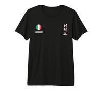Taekwondo Squadra Italia Maglietta Premium