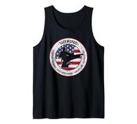 Taekwondo Tenets Vintage | Distressed USA Bandiera Martial Arts Canotta
