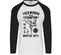 Taekwondo World Champion Arti Marziali Mma Uomo L/S Baseball T-Shirt