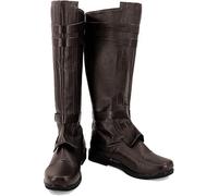 Taeyue Anakin Skywalk - Stivali per cosplay, Kylo Ren, stivali lunghi per adulti, Kenobi Wars, cosplay, Halloween, accessori per carnevale, da uomo, 45 EU