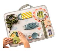 Taf Toys Attività Snap n Learn Busy Board Giocattolo Montessori con attività educative per bambini per sviluppare abilità motorie fini e risoluzione dei problemi Apprendimento sensoriale Giocattolo