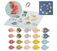 Taf Toys My First Magnetic Fishing Game. Double-Sided Fish Board Game. 6 in 1 Educational Toy for Toddlers. Catch, Count, Sort Fun. Gift Suitable for Boys & Girls 1 Year Old +