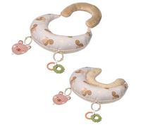 Taf Toys Supporto per il tempo della pancia, giocattolo per bambini a 2 fasi per neonati da 0 a 6 mesi, giocattolo increspato e design a forma di U, rafforza i muscoli del collo/schiena, comodo