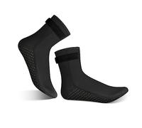 TAFACE 1 paio di calzini da immersione, calze da spiaggia per adulti con nastri adesivi, pinne, calzini da nuoto, attrezzature subacquee professionali, protezione per piedi immersione, antiscivolo