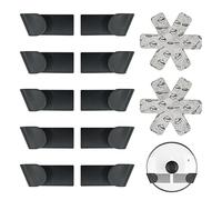 TAFACE 10 Pezzi Supporti Coperchio Vaso, 2 Pezzi Supporti Vaso, Supporti Coperchio Pensili Sospensi Regolabili, Organizzatore Di Stoccaggio Coperchio Vaso Senza Punzone Per La Cucina