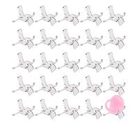 TAFACE 25 Pezzi Espositore per Pietre Preziose in Acrilico Trasparente - Base da Collezione per Cristallo, Agata, Giada