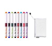 TAFACE 8 Penne Colorate Con Astuccio, Punta Fine per Calligrafia a Scrittura Liscia, Adatte per Graffiti, Schizzi (8 Colori)