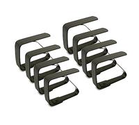 TAFACE Set di 8 fermatovaglia, fermatovaglia, fermatovaglia, in acciaio inox, spesse da tavolo, per tavolo da giardino, sala da pranzo, tavolo familiare