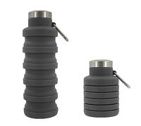 TAFACE Tazza Pieghevole in Silicone (500 ml) - Portatile, Riutilizzabile, a Prova di Perdite per Acqua e Alimenti (Blu Scuro)