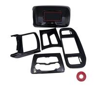 TAFASVCVMK per Dodge per Charger 2015+ Copertura Climatizzatore Centralizzato dello Schermo Navigazione Rivestimento Pannello Cambio Accessori Decorativi(Gloss Black)