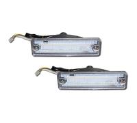 TAFASVCVMK specchietto retrovisore Per Mazda 323 B2000 B2200 B2600 Truck 1983-1993 Paraurti Per Auto Indicatore Direzione Ambra LED Luce Marcia Diurna(Clear Lens)