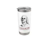 Tafelmusik Funny Telemann Musica Classica Bicchiere termico in acciaio inox doppia parete