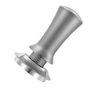 Taffer a molla - Taffer da caffè manuale 53 mm - Strumento ergonomico a base piatta con meccanismo a molla per preparazione di caffè fatto in casa