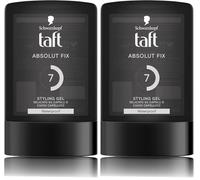 Taft Absolut Fix Styling Gel 300ml, Gel per capelli resistente all'acqua, Gel vegano e waterproof delicato su capelli e cuoio capelluto (Confezione da 2)