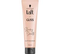 Taft Crema lisciante Gliss Sleeky Smooth (150 ml), crema styling per capelli lisci senza piastra lisciante, con protezione aggiuntiva per asciugacapelli e anti-crespe