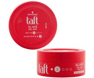 Taft GLANZ GEL WAX 1 X 75ML Tenuta: 2 Lucentezza: 5 Per Un Lucente Haarwachs