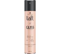 Taft Gliss Holding me Softly, spray per capelli, grado di tenuta 2 (250 ml), Styling Spray offre una presa flessibile per tutti i tipi di capelli, senza siliconi, con olio di argan e provitamina B5