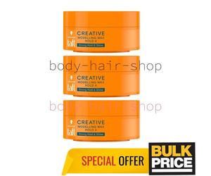 Taft Modelling Wax Creative Look Hold #4 Strong Hold Shine Easy Wash 75 ml...