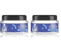 Taft Pasta Extreme Styling Gel 250ml, Gel per capelli con tenuta extra forte fino a 24h, con formula vegana, delicato su capelli e cuoio capelluto (Confezione da 2)