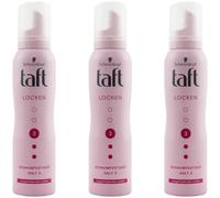 Taft Spuma Capelli Ricci 1 X 150ml Tenere il Livello 3 - a Lunga Durata Ricci