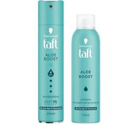 TAFT Spray per capelli (250 ml) e spray per texture (150 ml) Aloe Boost, tutti i tipi di capelli, per volume e onde naturali, spray volumizzante con aloe vera e niacinamide garantisce un look undone