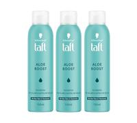 TAFT Spray per texture Aloe Boost (3 x 150 ml), Styling Spray per volume e onde naturali, spray volumizzante con aloe vera e niacinamide garantisce un look senza sforzo