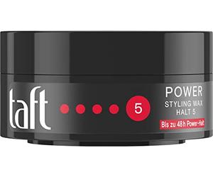 Taft Styling Wax Power con grado di tenuta 5 (75 ml), strutturato come una cera per capelli e mantiene come un gel per capelli, senza incollare, fino a 48 ore di potenza (1 confezione da 75 ml)