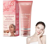 Tag & Blemish Peel-Off Gel Wrapping Mask, ingredienti naturali a base di erbe, riduce l'opacità e le imperfezioni, arricchendo la cura della pelle per tutti i toni della pelle (1 PCS)