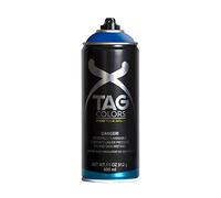TAG Colors - G400A036 Vernice Spray per Graffiti NEPTUNE BLUE 400 ml, 1 Bomboletta Professionale per Writers e Street Artists, Smalto Full Coverage a Lunga Tenuta, Finitura Opaca, 100% Made in Italy